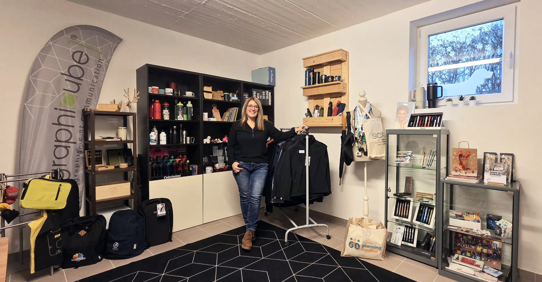 Un showroom chaleureux